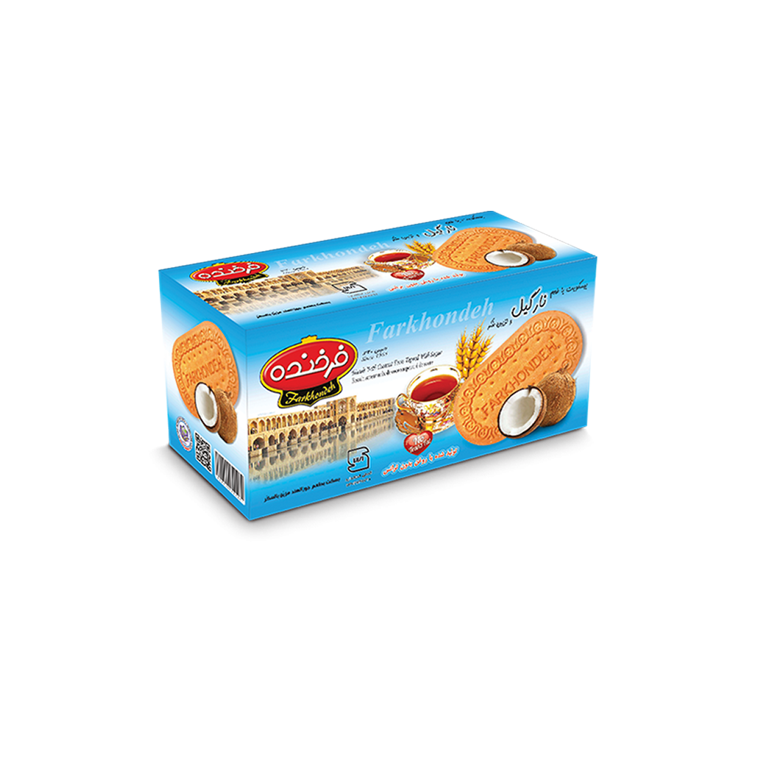 Farkhondeh Kekse mit Kokosgeschmack-بیسکوئیت